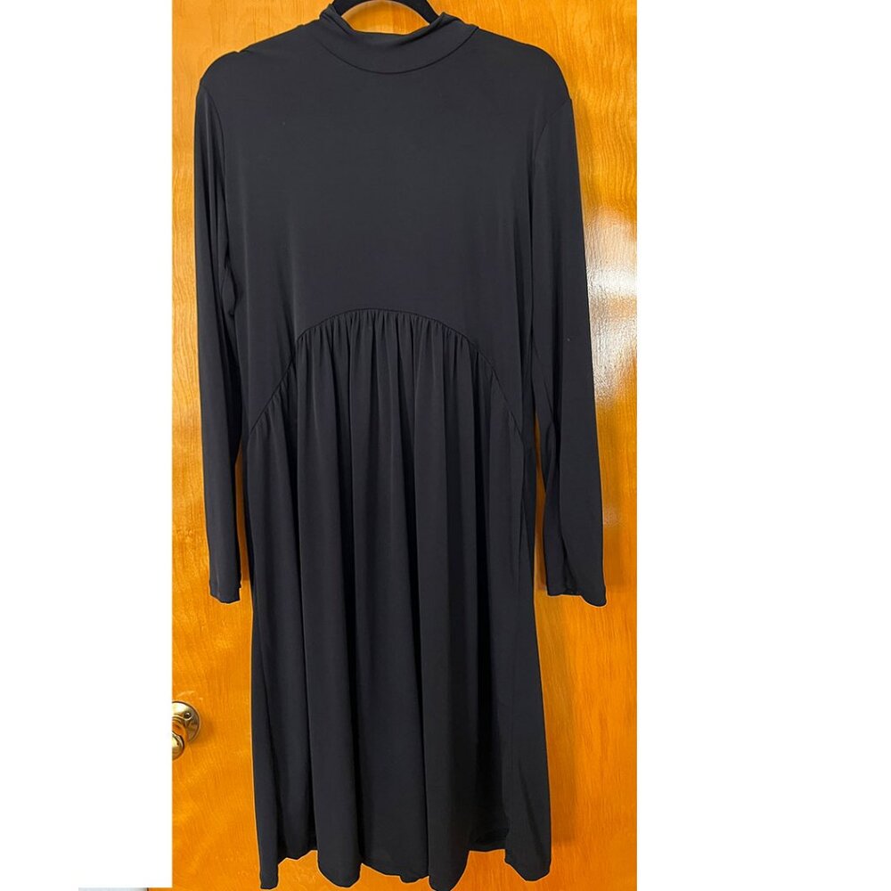 ZARA Basic Mock Black Dress